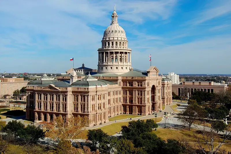 The Texas State Capitol in Austin.