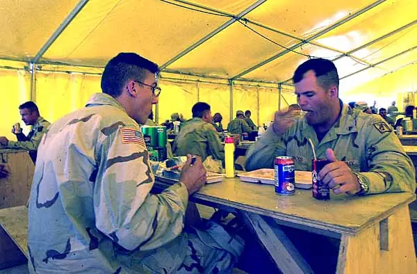 U.S. soldiers at Bagram Air Base in Afghanistan.