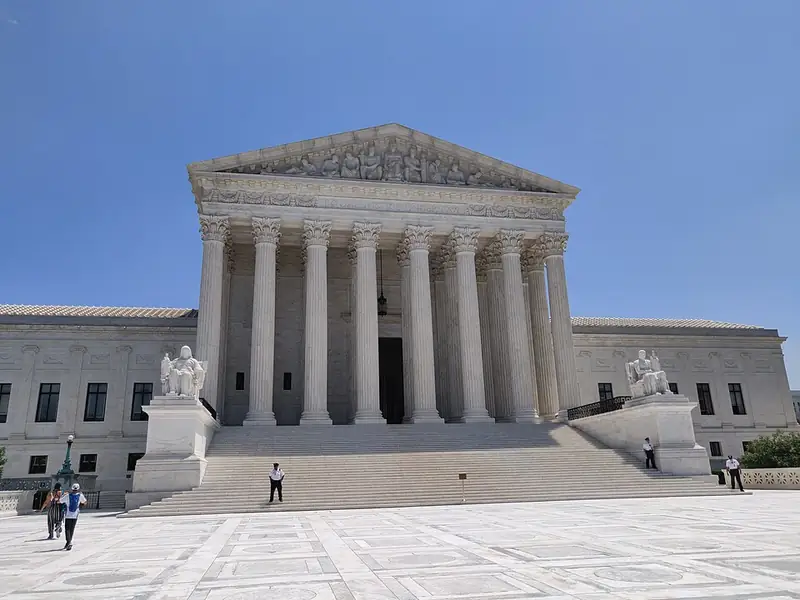The Supreme Court building.