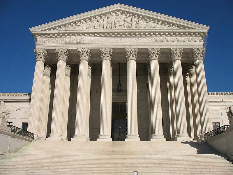The Supreme Court building.