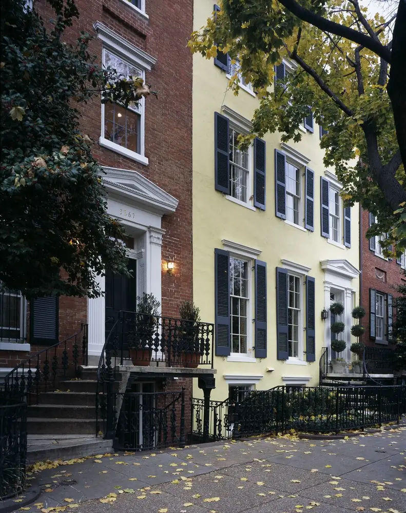 A residential street in Washington.